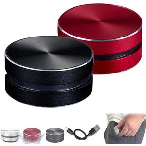 Conduct Tune Speaker,Conduct Tune Shower Speaker,Waterproof Conduct Tune Speaker,Mini Wireless Portable Bluetooth Bone Conduction Speaker for Home Shower, Outdoor (One Size,Black+Red)