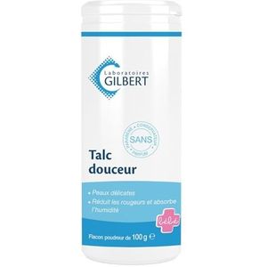 GILBERT HEALTHCARE Talc de Venise Poederfles, 100 g