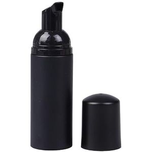 LCKJLJ 50ml Lege Reizen Shampoo Pomp Zeep Schuimende Mousse Spray Fles Dispenser Geweldig voor Reizen of Thuis Gebruik (Kleur: Zwart, Maat: 4 stuks)