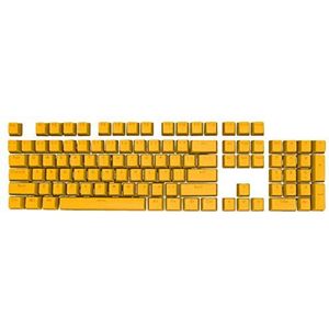 LA TALUS 104 stuks ABS OEM Universele Backlight KeyCaps Vervanging Mechanisch Toetsenbord Accessoire, Keycaps Keyset voor Mechanische Gaming Toetsenbord Schakelaars - Geel