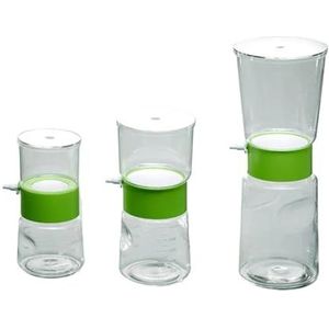Steriele vacuümfiltereenheid 12 stuks steriele vacuümfiltratie met 0,22/0,45 μm PVDF-dop 250 ml trechter 250 ml ontvanger (1000 ml 0,22 um)