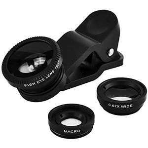microscoop accessoires kit slide voorbereiding camer Universele Clip-On 180° Fisheye Super Telefoon Lens Microscoop Smartphones Microscoop Accessoires