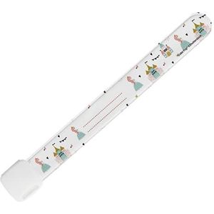 Color Pop® Kinder-ID-armband (prinsessen-print) van PVC, kinderbeveiliging, 2,2 x 19,5 cm