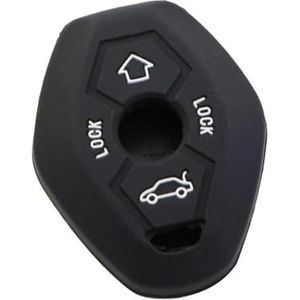 Autosleutel beschermhoes Voor BMW X3 X5 Z3 Z4 3 5 7 Serie E38 E39 E46 E83 1998-2005 Silicon Auto Afstandsbediening Sleutel Case Houder Cover Protector Sleutel Shell(1 UK)