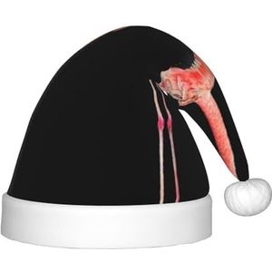 DURAGS Flamingo1 pluche kinderkerstmuts - ideaal kindervakantie decoratie hoed, voor kerstdecoratie