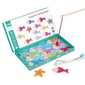 LELIN TOYS 38221 Magnetisch visspel, Multi Color