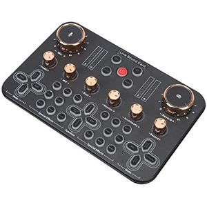 Voice Changer-Geluidskaart, Professionele Metalen Geluidskaart Ondersteuning voor Draadloze Live Streaming