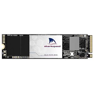 SSD 512GB PCIe NVMe Gen 4 M.2 2280 SHARKSPEED Plus Internal Solid State Hard Drive, TLC, tot 5.500MB/s (512GB, M.2 PCIe)
