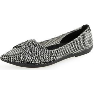 Aerosoles Davita jurk voor dames, plat, Zwarte Eierpunch, 42 EU