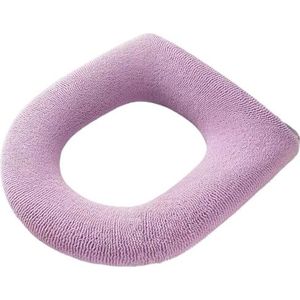 Toiletbrilkussens, Toiletbrilhoes Universeel Pak van 1 Multicolor 36x44cm(Purple Pink)