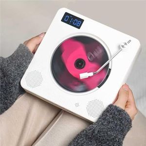 Aan de muur te bevestigen cd-speler, draagbare cd-speler for thuis, 5.0 Bluetooth, 3,5 mm AUX-uitgang, met afstandsbediening, ondersteunt CD/CD-R/CD-RWMP3/WMA, for thuis, kantoor, gang, wanddecoratie