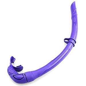 Siliconen Opvouwbare Snorkel met Compact Opberggeval Vrouwen Mannen Roll Up Snorkel Natte Ademhalingsbuis voor Snorkelen