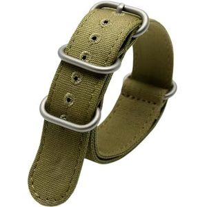 Torehueju 20/22/24/26mm Hoge dichtheid Nylon Geweven Horlogeband, Nato Militaire Stijl Nylon Horlogeband, 24mm, Nylon