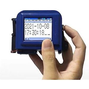 Draagbare inkjetprinter voor elk oppervlak Volautomatische handheld codeermachine Inkjetprinter Afdrukken Kroonkurk Plastic verpakking Zak Mini slimme inkjetprinter