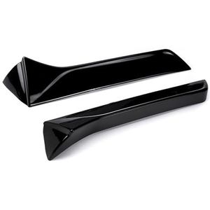 Auto achtervleugel Voor Seat Voor Leon 5F FR Mk3 MK3.5 5-deurs Achterkant Dakvleugel Zijrand Achterklep Achterklep Spoilerlip Kofferbak Spoiler(Glossy Black)