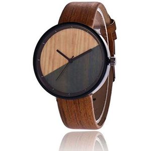 Uitstekende houten Bambos korrel creatieve persoonlijkheid Analog Wrist Watch Analoge horloges Vrouwen Dimands Rhinestone Analoge horloges Gifts for Women (Size : SP100-1)
