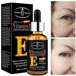 Vitamine E oogserums | Vitamine E Under Eye Brightener en Moisturizer voor donkere kringen,Huidvernieuwanti-verouderingsgel om fijne lijntjes glad te strijken oogzone te hydrateren Gusengo