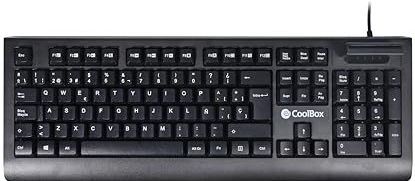 CoolBox - COO-TEC04DNI - Toetsenbord - Zwart - QWERTY - Bekabeld - USB