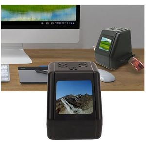 Filmscanner 2-inch scherm Diascanner Converteert 135, 126, 110 8mm dia's naar 22MP JPG Digitale fotonegatiefscanner