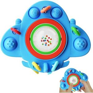 Montessori-trekspeelgoed - Ontwikkelingsspeelgoed voor drukken, trekken en kauwen | Fijne motoriek speelgoed voor woonkamer, slaapkamer, auto, speelkamer, kinderwagen Aokley