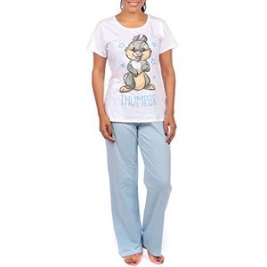 Disney Pyjama's Stampertje Dames Bambi Pyjama Vrouwen Blauw Small