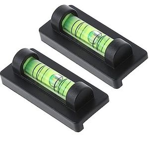 HpLive 2 stuks magnetische mini-waterpas, vloeistofniveau-indicator, mini-waterpas voor de dagelijkse nivellering