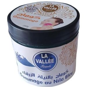 Nila Bleu - Verhelderende en hydraterende scrub met Nilapoeder Gel | Natuurlijke peeling voor gezicht en lichaam