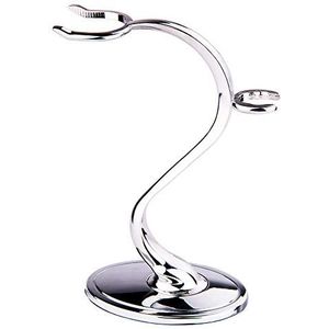 scheerkwaststandaard, Scheermeshouder Praktische mannen scheermesborstelstandaard, thuisopslag Compacte badkamer scheergereedschaphouder, draagbare universele antislip gebogen borstelstandaard