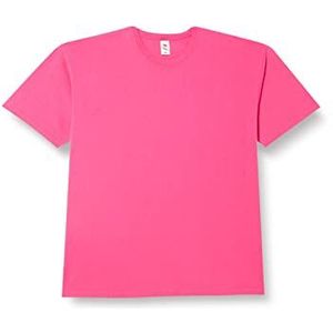 Fruit of the Loom Valueweight, T-shirt, roze (fuchsia), 3XL