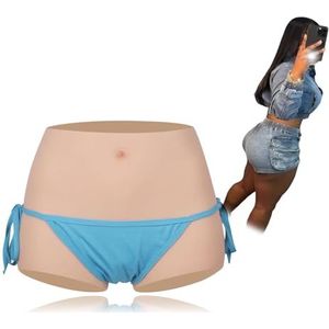 RIEZRS Siliconen Billen Broek Nep Billen Pads Heup Vergrotende Panty Shaper Ondergoed Controle Shorts voor Crossdresser Cosplay,Color 3,upgrade