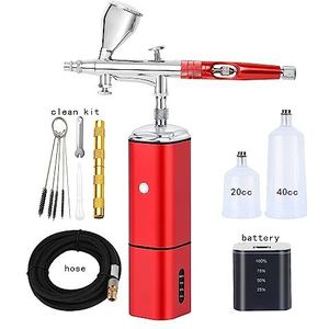 Oplaadbare Draadloze Mini Air Brush Cake Decoratie Schilderen Decoreren Tanning Master Compressor Kits Nauwkeurige Controle(DD)
