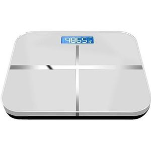 Badkamerweegschaal Slimme Weegschaal LED-display 180 Kg Digitale Vloerweegschaal Nauwkeurige Elektronische Weegschaal For Thuis Gemakkelijk Te Gebruiken(S2(Battery))