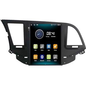 Android 14.0 2 Din Autoradio 9.7"" Touchscreen Auto Stereo voor Hyundai Elantra 6 2015-2019 met Draadloze Carplay Android Auto GPS navigatie AHD Omgekeerd beeld Stuurwielbediening(T3(8G+128G))