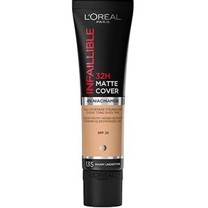 Vloeibare Make-up Infaillible 24H L'Oreal Make Up (35 ml) (30 ml) Kleur 135-radiant vanilla