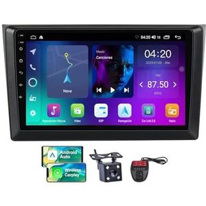 Android 13 Autoradio 9 Duim Touch Display Voor Mazda CX-9 TB 2006-2016 Met Draadloze Carplay Android Auto/4G WiFi/FM RDS DAB+/Buletooth 5.0/Bediening op het stuur + Camera en DVR(NF-1)