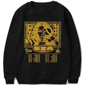 IZGVLELIHN SZA Merch Sweatshits Mannen Vrouwen Mode Trainingspak Unisex Cool Lange Mouwen Dunne Truien, Zwart, 4XL