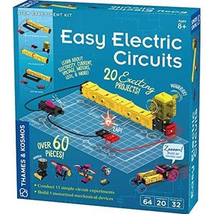 Thames & Kosmos, 550041, Easy Electric Circuits, 20 Exciting Projects, Over 60 Pieces, STEM, Ages 9+