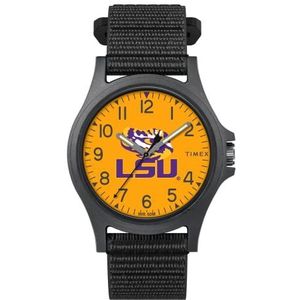 Timex Men's Collegiate Pride 40mm Watch – LSU Tigers with Black FastWrap Strap