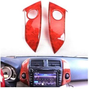 Auto Decorpaneel Voor Toyota Voor RAV4 2009-2012 Interieur Auto-onderdelen Auto Dashboard Centrale Controle Noodverlichting Lamp Schakelpaneel Cover Trim Styling Auto Sierlijst (Kleur : 3)