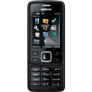 Nokia 6300 Black (Edge, GPRS, camera met 2 MP, muziekspeler, bluetooth, organizer) mobiele telefoon