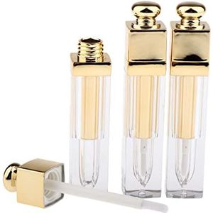 3 Lege Vloeibare Lippenstift Containers DIY Lip Gloss Tube Lip Color Sample Tubes