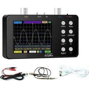 Digitale dual-kanaals oscilloscoop, bemonsteringsfrequentie 50 m, analoge bandbreedte 10 m, stroom 6 A, geheugendiepte 20 KB (optie 2)