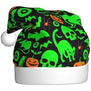 MYGANN Green Ghost Horror Halloween Pompoen Unisex Kerst Hoed Voor Thema Party Kerst Nieuwjaar Decoratie Kostuum Accessoire