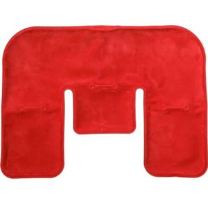 Warmwaterkruik voor koude temperaturen van turf – nek en schouder.