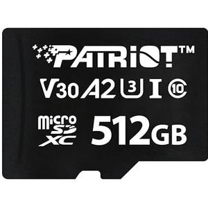 Patriot - VX Series - Micro SDXC Geheugenkaart - 512 GB - V30 A2 UHS-I U3 4K UHD