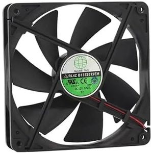 Voor GLOBE Fan RL4Z B1352512EH 12V 0.5A 13.5cm Voeding van PC-behuizing Koelventilator 135mm 135x135x25mm Koeler