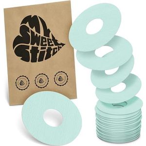 MySweetStitch - 25 x KatheterPatch, Katheterplakker met sterke hechting, Infusiepleister voor insulinepomp-infusieset (bijv. MiniMed, T:slim en Medtronic Guardian), Mint