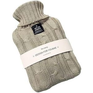 Warmwaterkruik 2000 ml warmwaterzak warme buikwaterinjectie PVC draagbaar flanel handwarmer bed warme voeten warme voeten warmwaterzak hoes warmwaterzak (2000 ml B05)