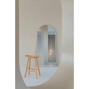 Nordic Style® Boog spiegel - 180×80 cm - In 4 Nordic kleuren - Staande spiegel - Wandspiegel - Passpiegel - Boogspiegel (Zachtgoud)