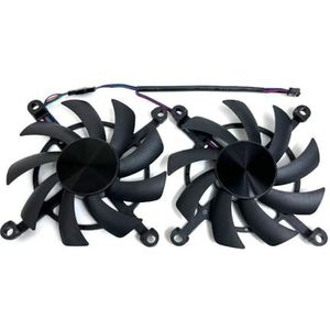 2 STUKS/SET RTX 3060, 3060TI, RX 6600XT GPU-VENTILATOR, voor YESTON, 3050, voor, 6600, 6500 Videokaartkoelventilator